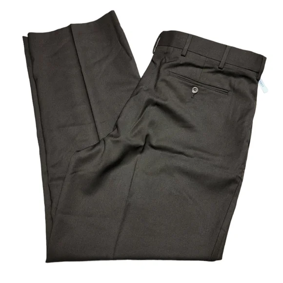 green emerald velvet dress Croft & Barrow Classic Fit Gray Dress Pants main image 1